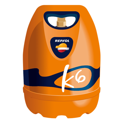Butano pequeña 6Kg K6.